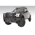 1517 F150 BS ELITE FULL GRILL GUARD W/ TOW HOOKS MATTE BLACK