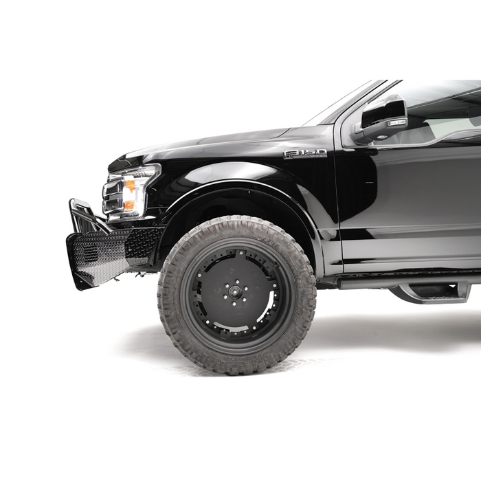 Ford F150 Black Steel Pre-Runner Guard w/ Tow Hooks