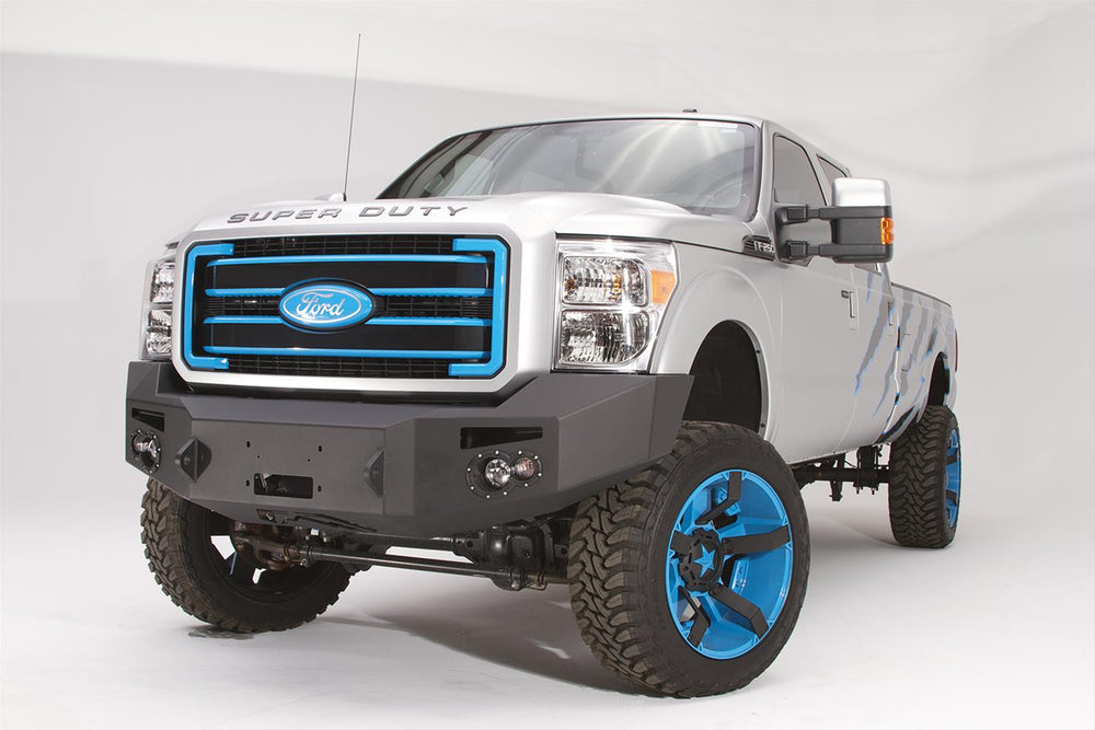1116 F250/F350 WINCH BUMPER W/ NO GRILL GUARD MATTE BLACK