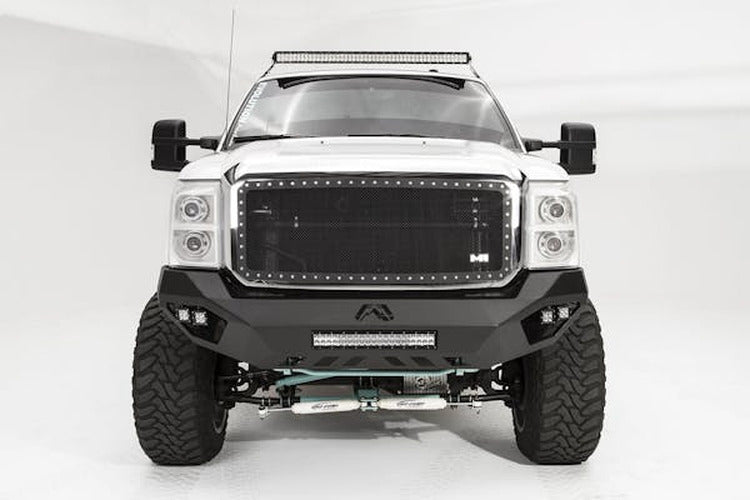 1116 F250/F350 VENGEANCE FRONT BUMPER W/ PRERUNNER GUARD BARE STEEL