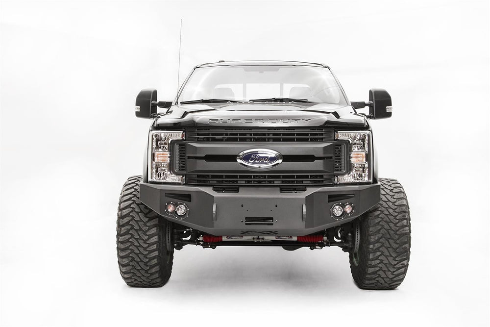 17C F250/F350 WINCH BUMPER W/ NO GRILL GUARD MATTE BLACK