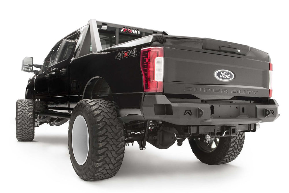 17-C F250 F350 SD PREMIUM REAR BUMPER MATTE BLACK