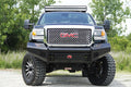 0710 SIERRA 2500/3500 FRONT RANCH BUMPER W/ NO GUARD (2500 3500) W/ TOW HOOKS