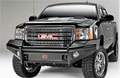 0710 SIERRA 2500/3500 FRONT RANCH BUMPER W/ NO GUARD (2500 3500) W/ TOW HOOKS