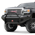 1114 SIERRA 2500/3500 FRONT RANCH BUMPER W/ PRERUNNER GUARD W/ TOW HOOKS