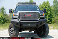 15C SIERRA 2500/3500 FRONT ELITE RANCH BUMPER W/ NO GUARD W/ TOW HOOKS MATTE BL
