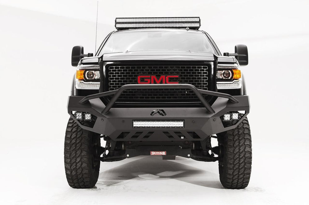 15C SIERRA 2500/3500HD VENGEANCE FRONT SENSOR BUMPER W/ PRERUNNER GUARD MATTE