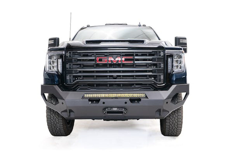 20C SIERRA 2500/3500 HD MATRIX FRONT BUMPER W/ NO GUARD BARE