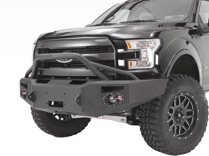 1415 SIERRA 1500 WINCH BUMPER W/ PRERUNNER GUARD BARE STEEL
