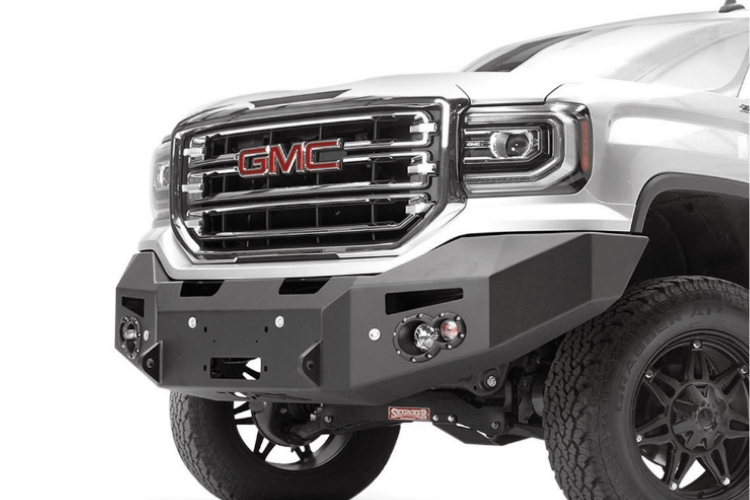 1618 SIERRA 1500 WINCH BUMPER W/ NO GUARD MATTE BLACK