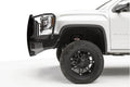 1618 SIERRA 1500 BLACK STEEL FULL GRILL GUARD W/ TOW HOOKS