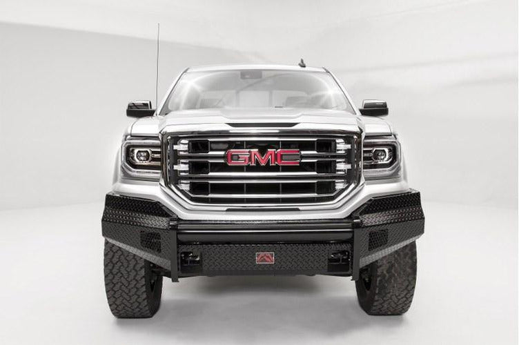 1618 SIERRA 1500 BLACK STEEL NO GUARD W/ TOW HOOKS