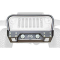 0718 WRANGLER JK FMJ STUBBY WINCH BUMPER WITH GRILL GUARD MATTE BLACK