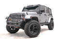 0718 WRANGLER JK STUBBY BUMPER WITH PRE RUNNER GUARD BARE STEEL