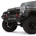 0718 WRANGLER JK VENGEANCE FRONT BUMPER W/ PRERUNNER GUARD MATTE BLACK