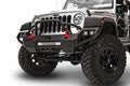 0718 WRANGLER JK VENGEANCE FRONT BUMPER W/ PRERUNNER GUARD MATTE BLACK