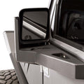 0718 JEEP JK FRONT DOOR SKIN MIRROR PROTECTOR BARE STEEL
