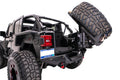 18C JEEP JL SLANT BACK TIRE CARRIER BARE STEEL (NEEDS BASE BUMPER)