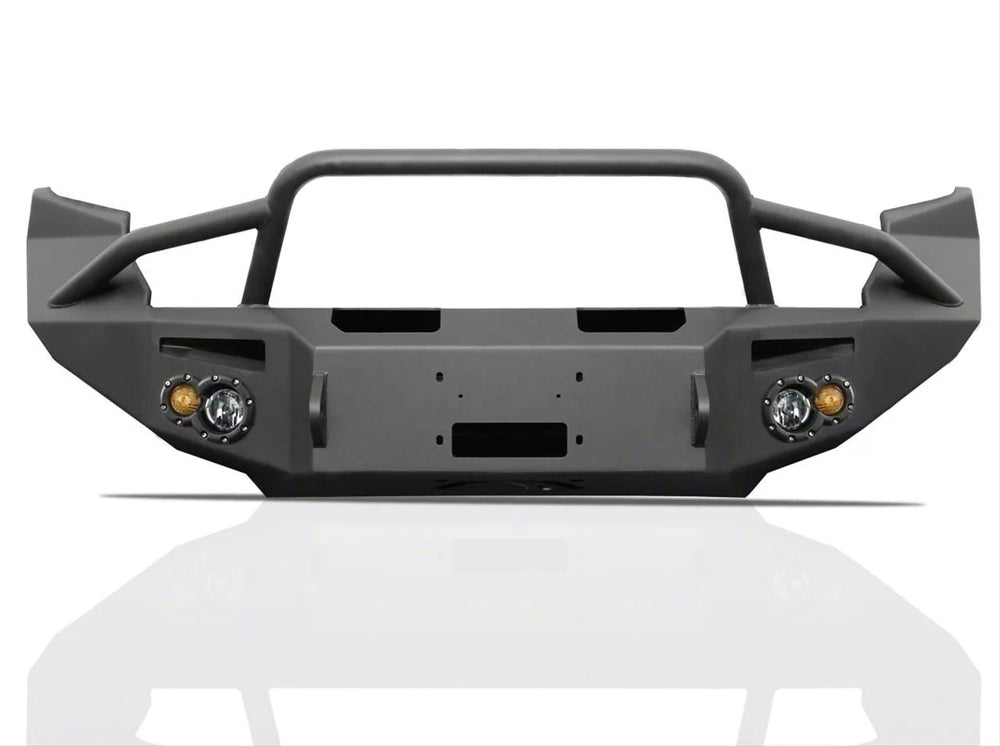 0713 TUNDRA WINCH BUMPER W/ PRERUNNER GRILL GUARD BARE STEEL