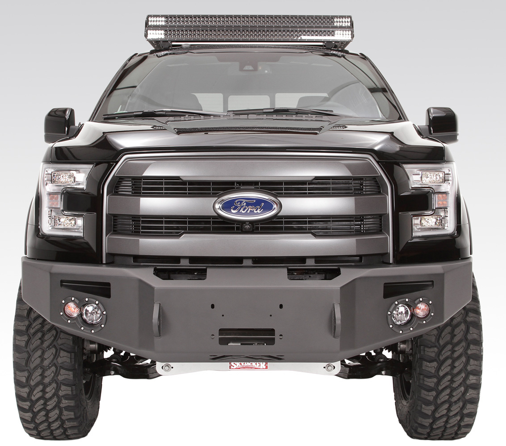 1215 TACOMA WINCH BUMPER W/ NO GRILL GUARD MATTE BLACK