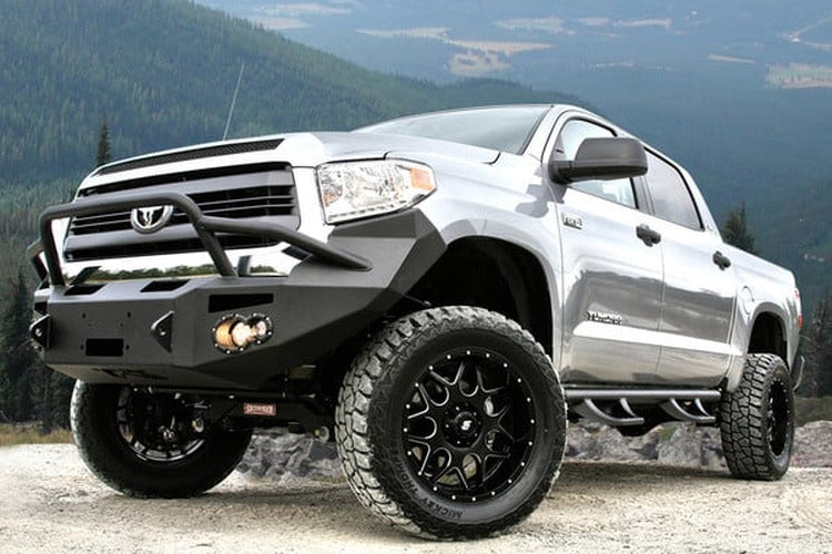 1421 TUNDRA WINCH BUMPER W/ PRERUNNER GRILL GUARD BARE STEEL