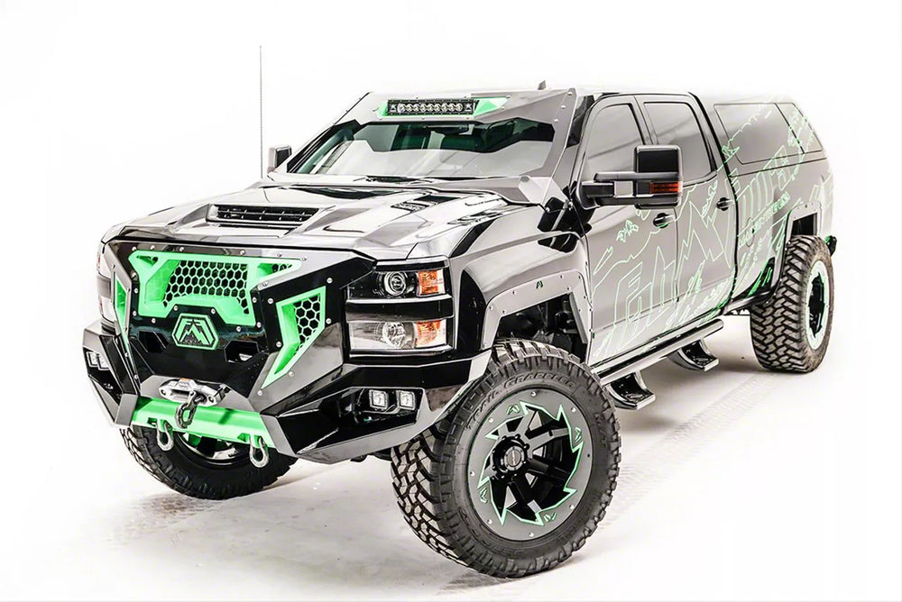 1619 SILVERADO 2500/3500 VICOWL NON RAM AIR HOOD BARE