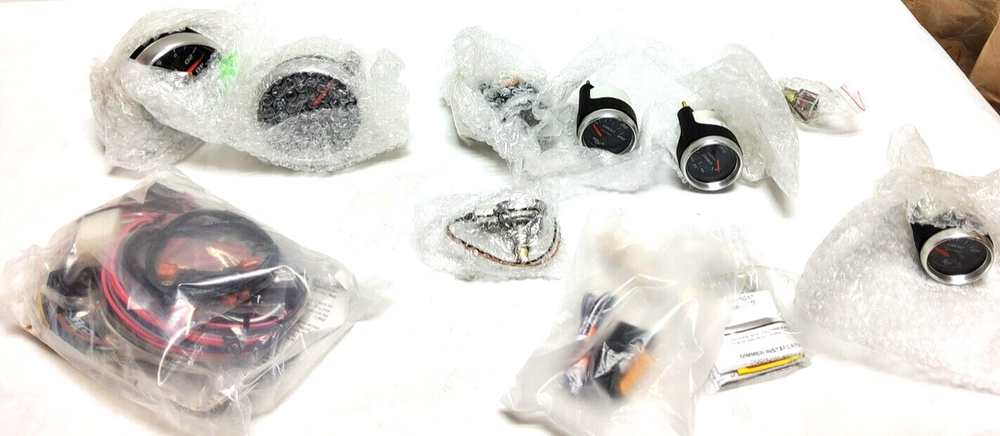 66 PONTIAC GTO 33/8IN X 2 & 21/16IN X 4 DIRECT FIT DASH KIT COBALT