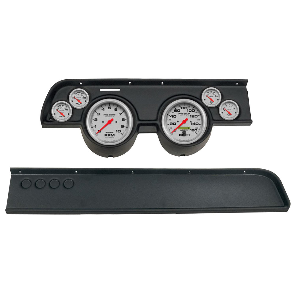 DIRECT FIT DASH KIT (3 3 8in X2 2 1 16in X4) MERC COUGAR NO AC 67-68 ULTRA-LITE