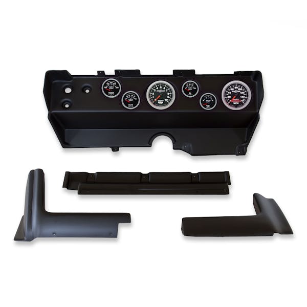 DIRECT FIT DASH KIT EBODY CUDA CHALLENGER 70-74 TACH MPH FUEL OILP WTMP VOLT SPORT-COMP II