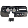 68 CHEVY CHEVELLE NO VENT 5IN X 2 & 21/16IN X 4 DIRECT FIT DASH KIT ULTRALITE