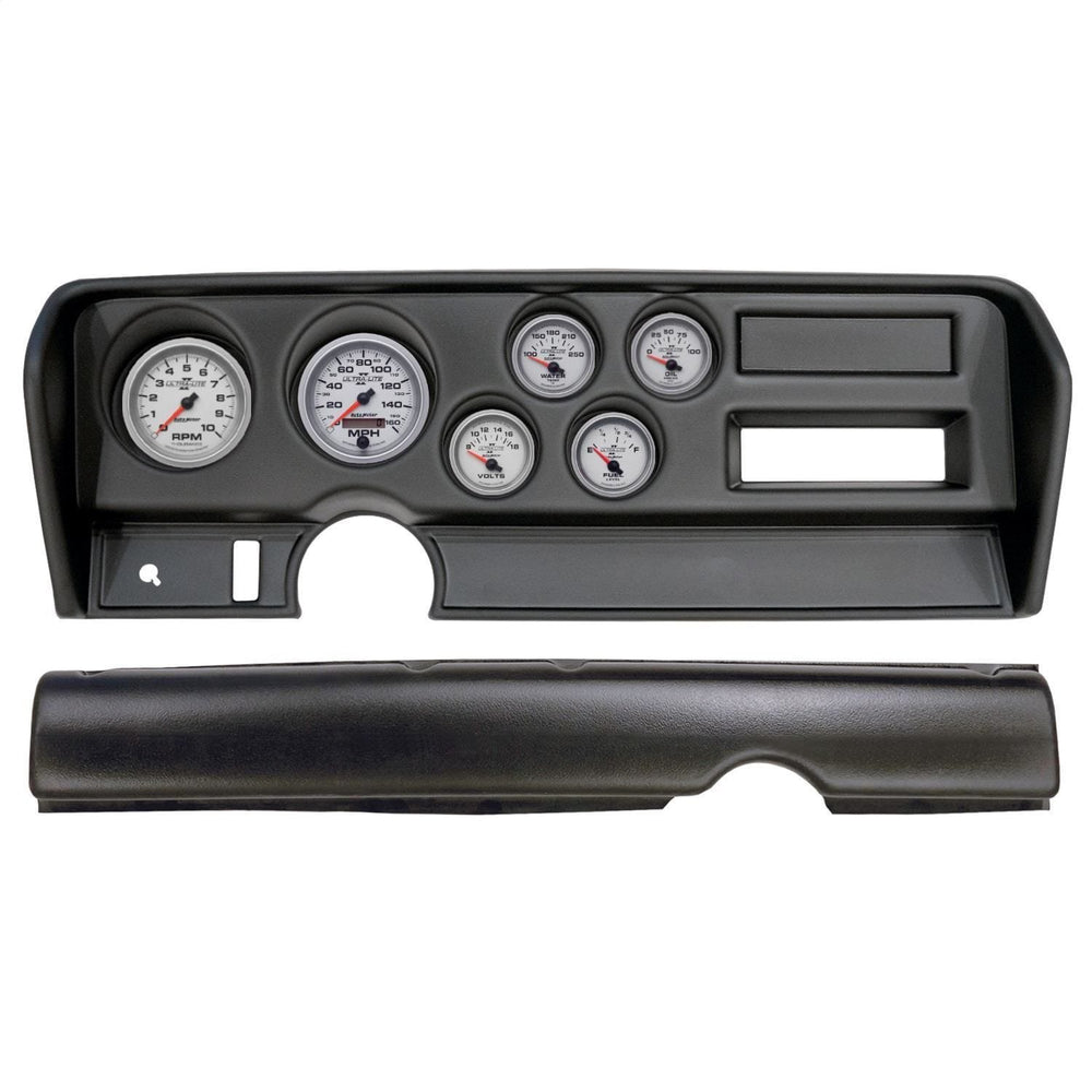 DIRECT FIT DASH KIT (3 3 8in X2 2 1 16in X4) PONTIAC GTO NO AC 70-72 ULTRA-LITE II