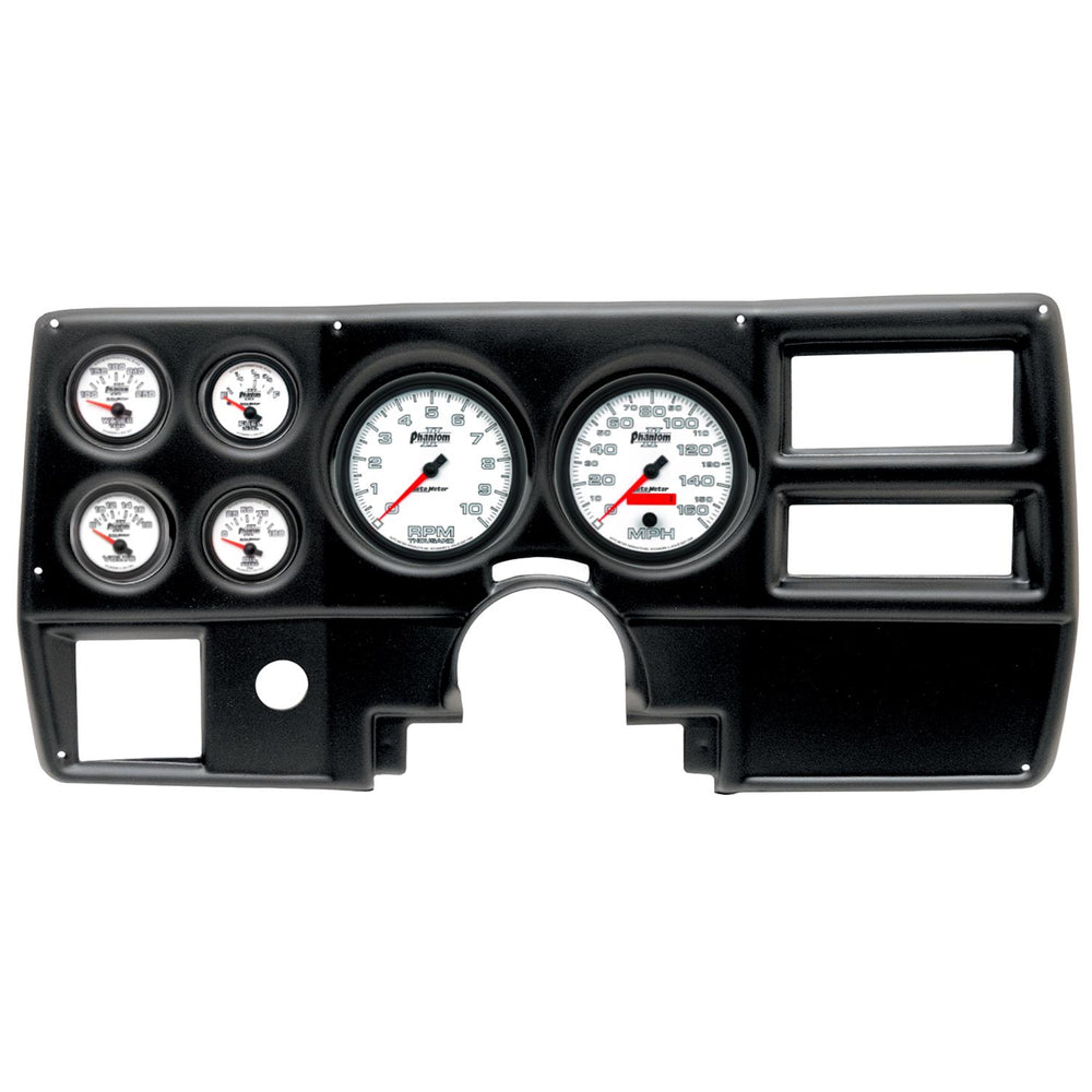 8487 CHEVY/GMC TRUCK AC 5IN X 2 & 21/16IN X 4 DIRECT FIT DASH KIT PHANTOM II