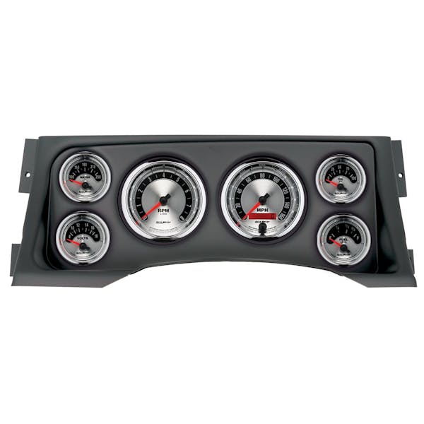 DIRECT FIT DASH KIT (3 3 8in X2 2 1 16in X4) CHEVY GMC TRUCK 95-98 AMERICAN MUSCLE