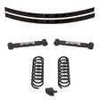 Jeep Cherokee Standard Lift Kit 3 Inch Lift 84-01 Cherokee Includes Front Coil Springs Rear Add-A-Leafs Front Lower Links Track Bar Relocation Bracket Skyjacker