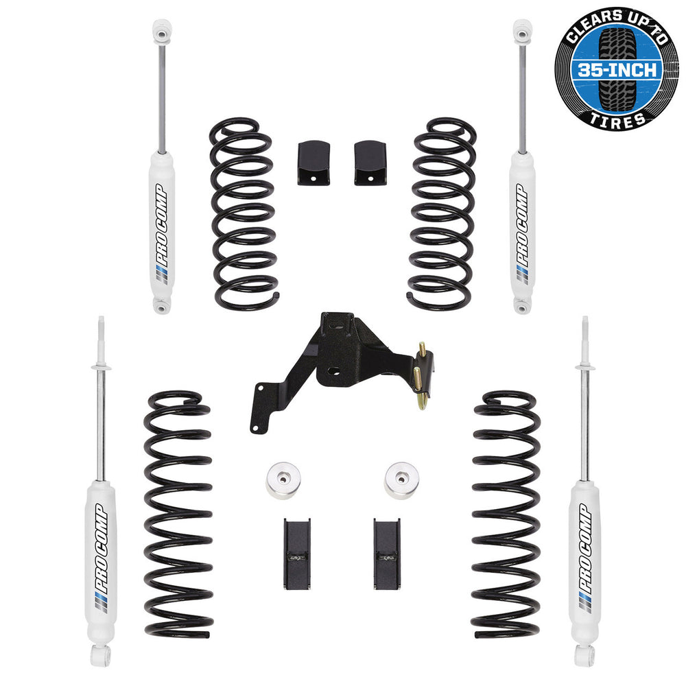 Pro Comp 2.5 Inch Lift Kit With Pro Runner Shocks With Reservior