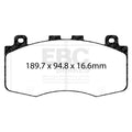 EBC Racing 2018+ Jeep Grand Cherokee Trackhawk 6.2L S/C RP-X Race Front Brake Pads