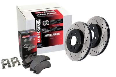 Street Axle Pack - Drilled; Front