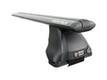 Rhino-Rack 07-18 Jeep Wrangler 2 Door SUV Vortex RLT600 Track Mount 2 Bar Roof Rack - Black