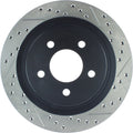 Street Axle Pack Drilled & Slotted, Rear