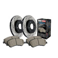 Street Axle Pack - Drilled; Rear