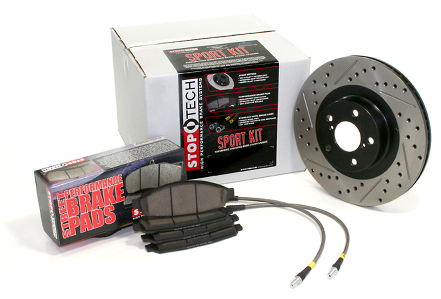 Sport Axle Pack, Drilled & Slotted, Rear