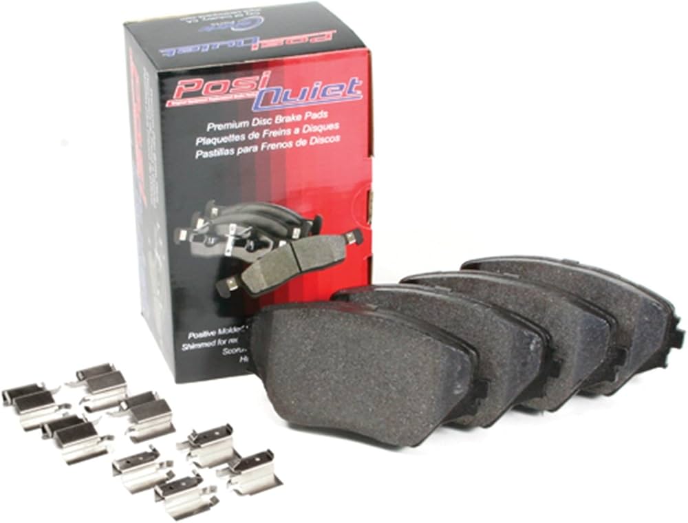 PosiQuiet 02-06 Cadillac Escalade Extended Wear Rear Brake Pads
