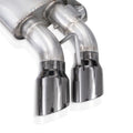 Stainless Works 16-21 Camaro SS 3in Legend SW Connect Axle Back w/Valve - 4in Quad Black Tips