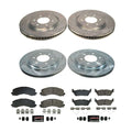Street Axle Pack Drilled & Slotted, Front
