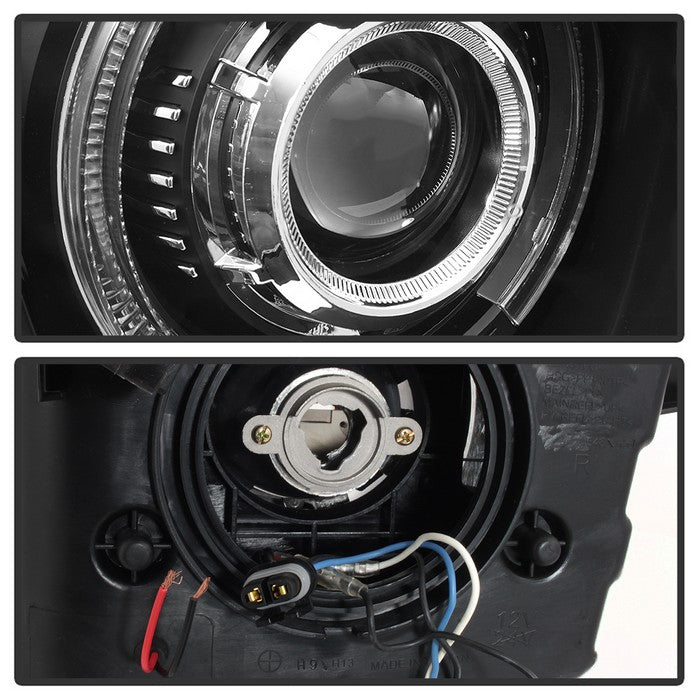 xTune 10-13 Chevy Camaro CCFL Halo Projector Headlights - Black (PRO-JH-CCAM10-LED-BK)