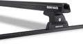 Rhino-Rack 08-16 Ford F250 4 Door Pick Up Heavy Duty RLT600 Track Mount 1 Bar Roof Rack - Black