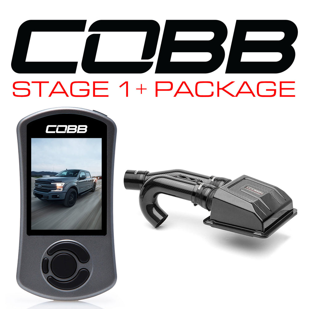 Cobb 17-19 Ford F-150 EcoBoost 3.5L Stage 1+ Redline Carbon Fiber Power Package w/TCM