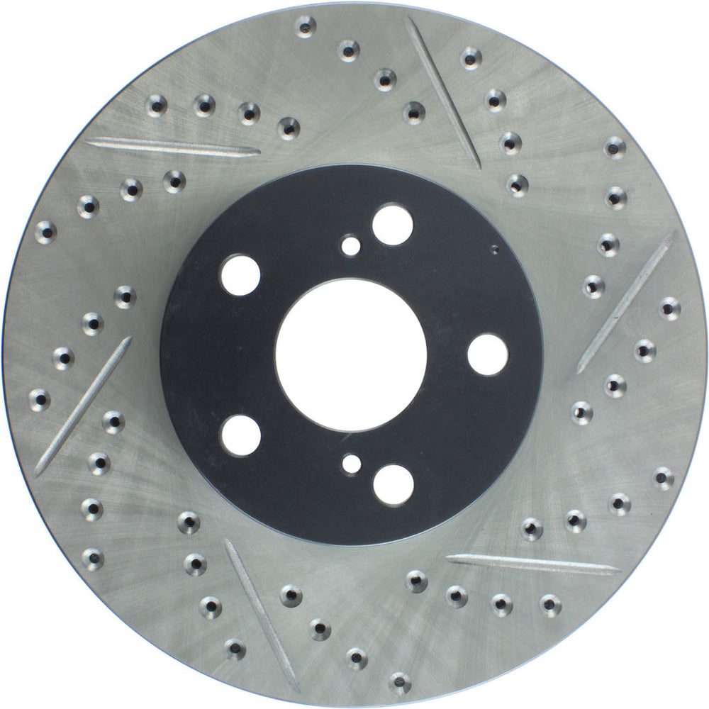 Street Axle Pack Drilled & Slotted, Front