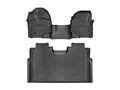 WeatherTech 15+ Ford F-150 SuperCrew w/ 1st Row Bench Front and Rear FloorLiner - Black