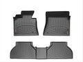 WeatherTech 15+ Ford F-150 SuperCrew w/ 1st Row Bench Front and Rear FloorLiner - Black